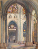 Tolède domkyrka - Samuel Halpert — vy av konstverket