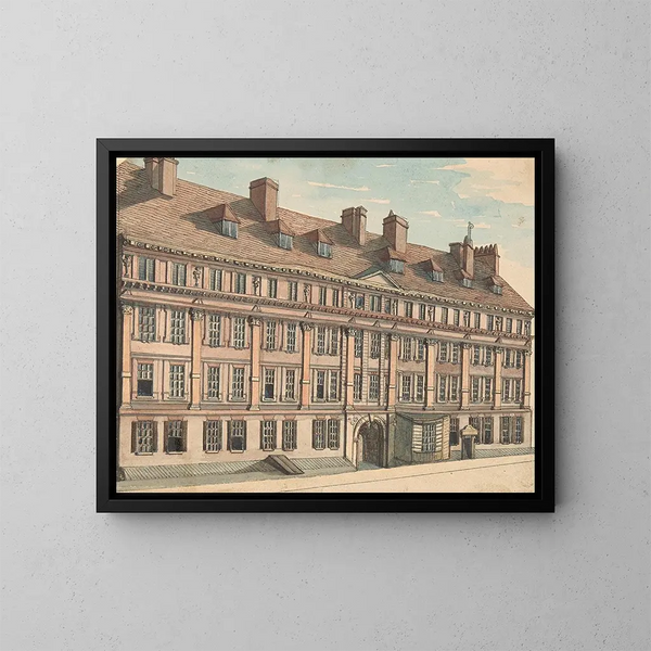 L'auberge de Furnival - Samuel Ireland — inramlat konstverk på väggen