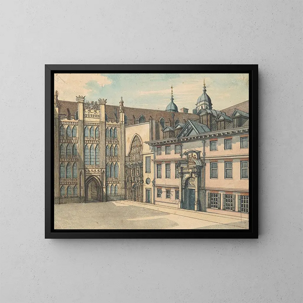 Hôtel de ville - Samuel Ireland — inramlat konstverk på väggen