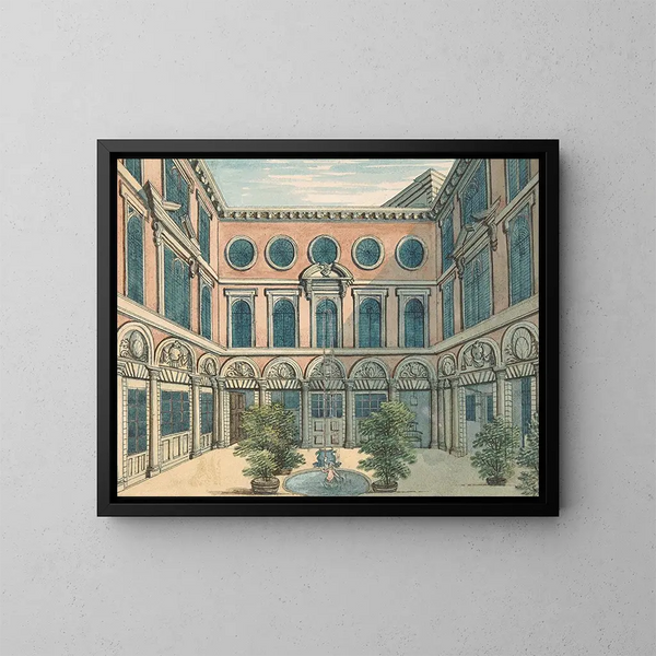 Hôtel des chandeliers de suif - Samuel Ireland — inramlat konstverk på väggen