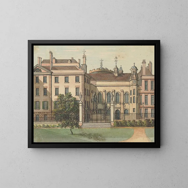 Le Temple intérieur - Samuel Ireland — inramlat konstverk på väggen