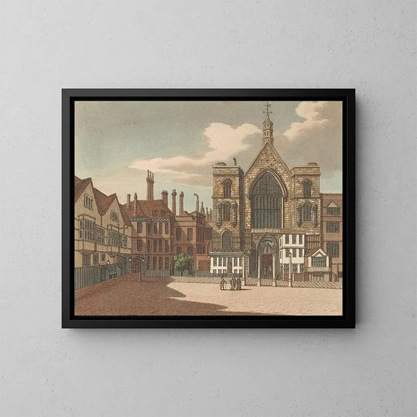 Hall de Westminster - Samuel Ireland — inramlat konstverk på väggen