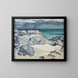 Iona - Samuel John Peploe — inramlat konstverk på väggen