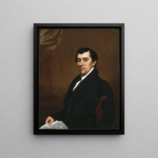 David Leavitt - Samuel Lovett Waldo — inramlat konstverk på väggen