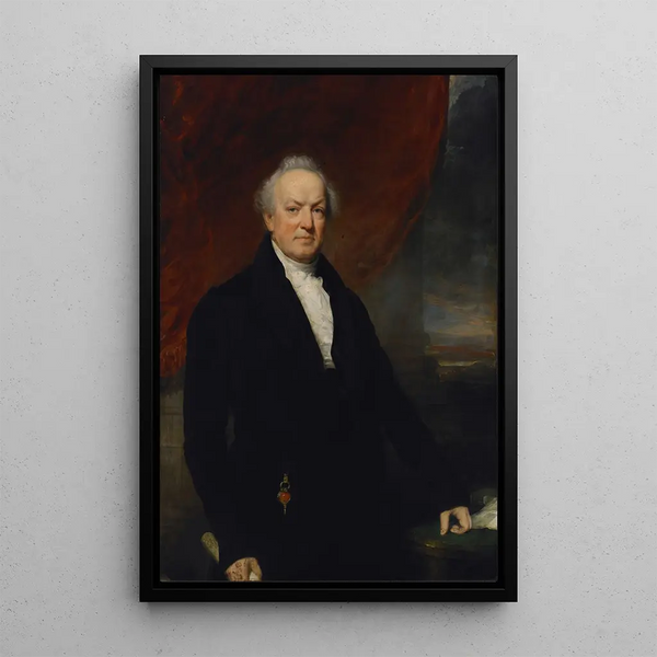 Frederick Wolcott - Samuel Lovett Waldo — inramlat konstverk på väggen