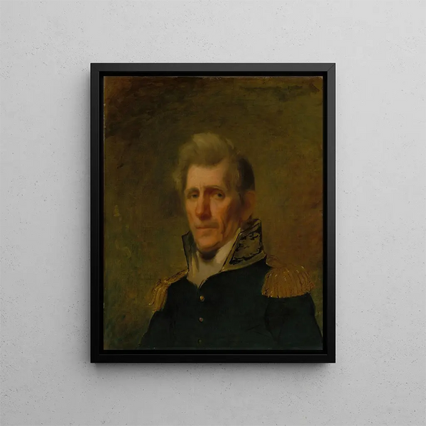General Andrew Jackson - Samuel Lovett Waldo — inramlat konstverk på väggen