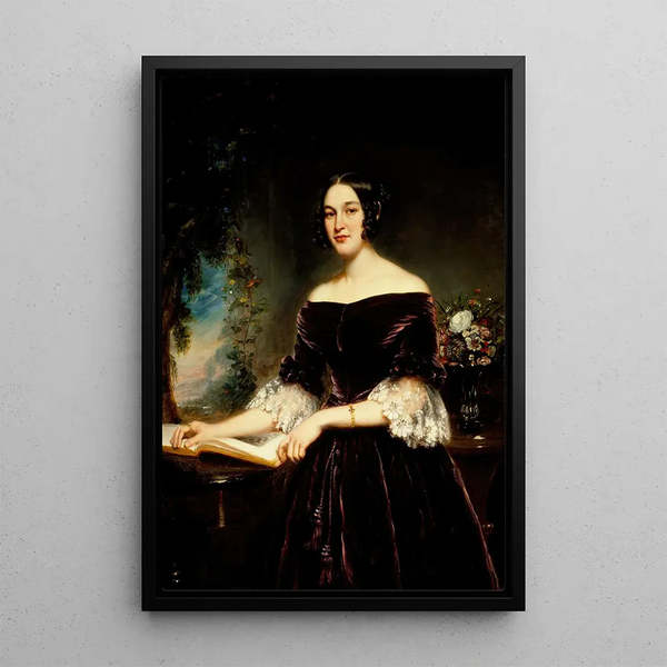 Mme Sackett - Samuel Lovett Waldo — inramlat konstverk på väggen