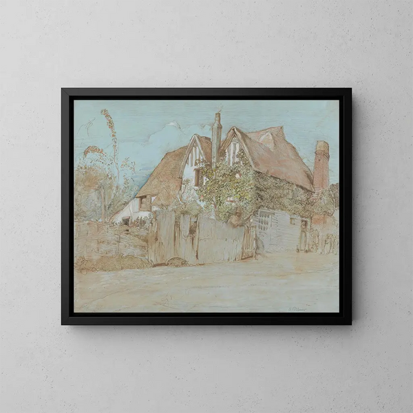 murgröna sommarstuga i Shoreham - Samuel Palmer — inramlat konstverk på väggen
