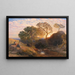Solnedgång - Samuel Palmer — inramlat konstverk på väggen