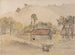 Les Granges - Samuel Palmer — vy av konstverket