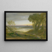 Le Couvre-feu - Samuel Palmer — inramlat konstverk på väggen