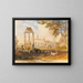 Le Forum romain - Samuel Palmer — inramlat konstverk på väggen