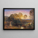 L'Heure dorée - Samuel Palmer — inramlat konstverk på väggen