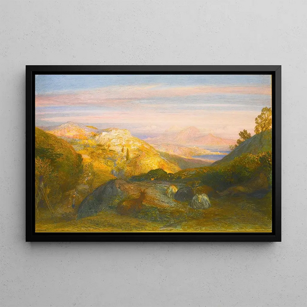 Samuel Palmer - The Near And The Distant From Southern Italy.webp
