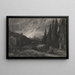 Le laboureur matinal - Samuel Palmer — inramlat konstverk på väggen