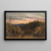 Le bon fermier - Samuel Palmer — inramlat konstverk på väggen