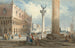 Vy av Dogepalatset mot Riva degli Schiavoni, Venedig - Samuel Prout — vy av konstverket