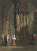 Figures de l'intérieur de la cathédrale - Samuel Prout — vy av konstverket