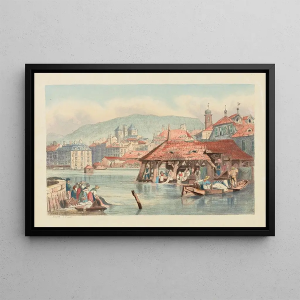 Samuel Prout - Geneva from the Rhone.webp