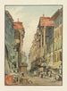 gatubild i Genève - Samuel Prout — vy av konstverket