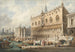 Le Palais des Doges et le Grand Canal de Venise vers l'ouest - Samuel Prout — vy av konstverket