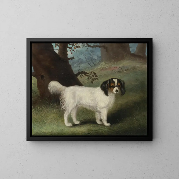 King Charles Spaniel - Samuel Spode — inramlat konstverk på väggen