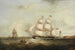 La gazelle entrant dans la Mersey - Samuel Walters — vy av konstverket