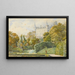 Château de Dunrobin - Samuel William Oscroft — inramlat konstverk på väggen
