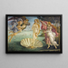 La Naissance de Vénus - Sandro Botticelli — inramlat konstverk på väggen