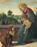 La Vierge à l'Enfant avec le jeune saint Jean-Baptiste av Sandro Botticelli — vy av konstverket