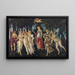 Le Printemps - Sandro Botticelli — inramlat konstverk på väggen