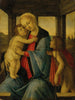 La Vierge à l'Enfant avec le petit saint Jean-Baptiste av Sandro Botticelli — vy av konstverket