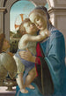 La Vierge à l'Enfant avec un ange - Sandro Botticelli — vy av konstverket