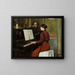 En roman - Santiago Rusiñol — inramlat konstverk på väggen