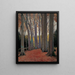 Allée des Platanes - Santiago Rusiñol — inramlat konstverk på väggen