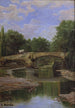 Pont sur une rivière - Santiago Rusiñol — vy av konstverket