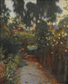Chemin des roses - Santiago Rusiñol — vy av konstverket