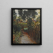 Chemin des roses - Santiago Rusiñol — inramlat konstverk på väggen
