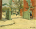 Entré till parken vid Moulin de la Galette - Santiago Rusiñol — vy av konstverket