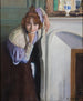 Flicka som skrattar - Santiago Rusiñol — vy av konstverket