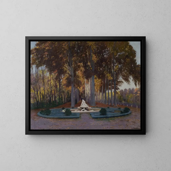 Otoal - Santiago Rusiñol — inramlat konstverk på väggen