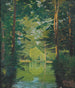 Parc Bads Arbcies - Santiago Rusiñol — vy av konstverket