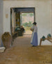 inomhus av Sitges - Santiago Rusiñol — vy av konstverket