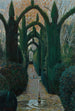 Les jardins du Generalife à Grenade - Santiago Rusiñol — vy av konstverket