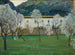 den vita gården i Bunyola, Mallorca - Santiago Rusiñol — vy av konstverket