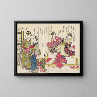 Santo Kyoden - Shin bijin awase jihitsu kagami Pl6.webp