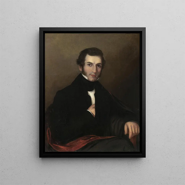 John Bacon Pearce - Sarah Miriam Peale — inramlat konstverk på väggen