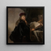 Savant i sitt studie - Rembrandt van Rijn — inramlat konstverk på väggen