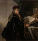 Savant i sitt studie - Rembrandt van Rijn — vy av konstverket