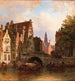 Scen i Amsterdam - Elias Pieter van Bommel — vy av konstverket